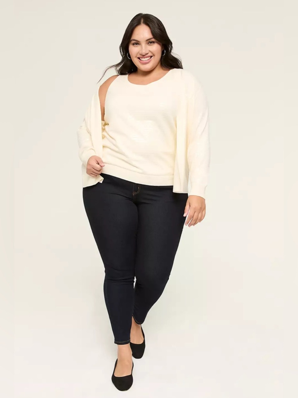 Lane Bryant Sequin Sweater Tank